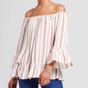 Mossimo Supply Co. off the shoulder peasant top